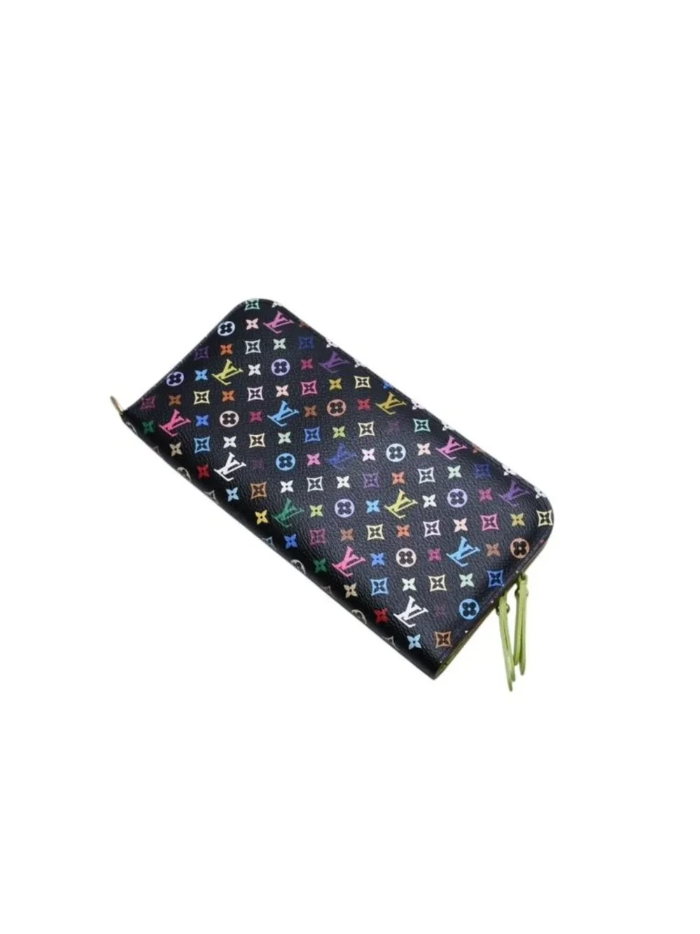 Louis Vuitton Portefeuille Insolite Wallet Monogram Multicolor Green Takashi